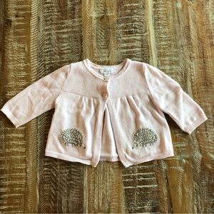 Angel Dear hedgehog cardigan sweater